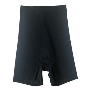 SPANX High Waist Mid Thigh Shaper Shorts Seamless Large Black Shapewear